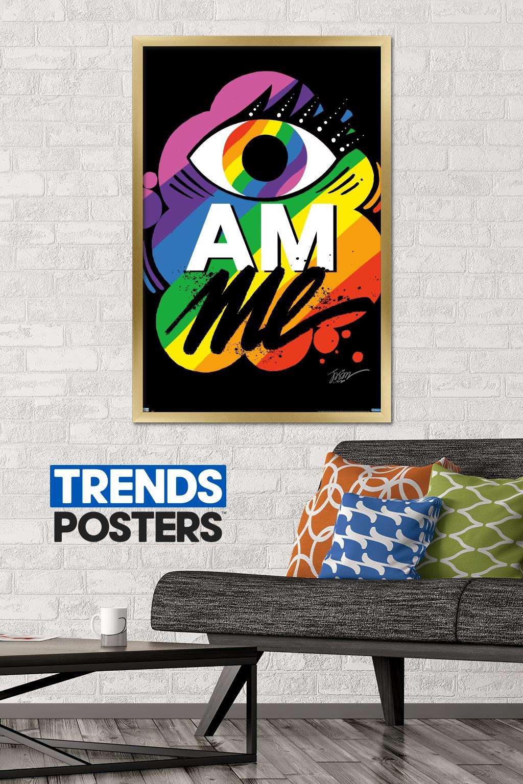 Jason Naylor - Eye Am Me Wall Poster, 22.375" x 34", Framed