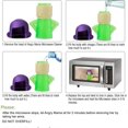 thumbnail image 2 of Angry Mama Microwave Steam Cleaner and Cool Mama Fridge Odor Absorber Deodorizer (Teal & Green), 2 of 5