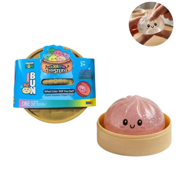2026 Squishies Dumpling,Realistic Steamed Bun Fidget T-oy,Soft Slow Rising Stress Ball,Sensory Relief for Adults and Teens