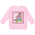 thumbnail image 2 of Inktastic Skating Roller Skate Stamp Toddler Sweatshirt, 2 of 4