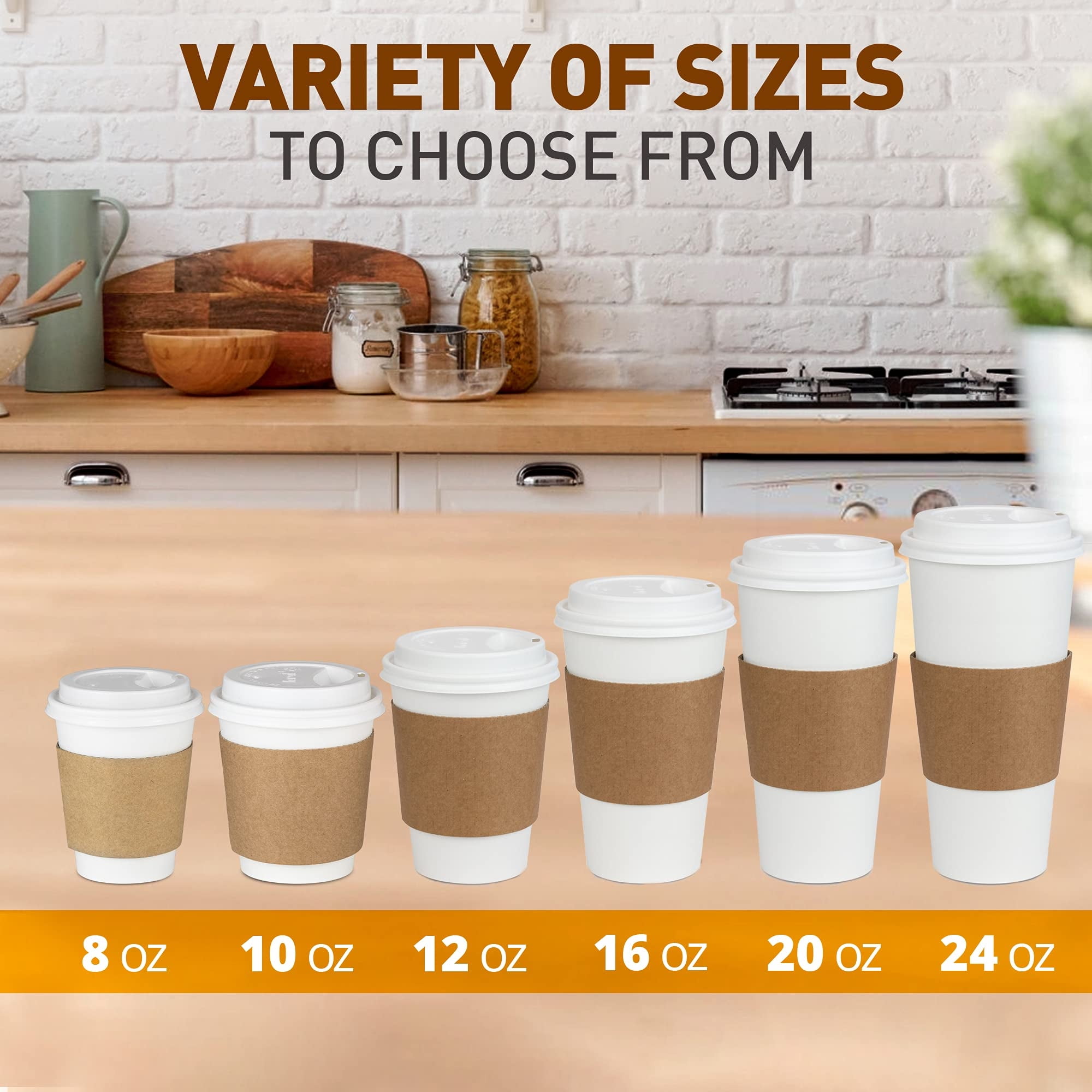 Original NY Coffee-to-Go Cups (50 paper cups with lids) – NY
