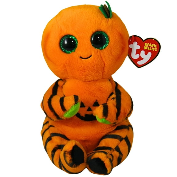 Ty Beanie Bellies - Trickster the Pumpkin  - Stuffed Animal