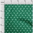 thumbnail image 2 of oneOone Viscose Jersey Green Fabric Animal Sewing Fabric By The Yard Printed Diy Clothing Sewing Supplies 60 Inch Wide, 2 of 5
