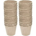 thumbnail image 2 of 100 Pcs 3 Inch Peat Pots, Seeds Starter, Transplant Seedlings With 100 Pcs White Plastic Plant Labels 3 Inch 3 Inch, 2 of 7