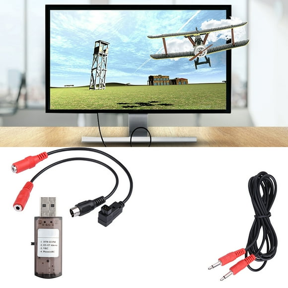 With Cables 22 In 1 RC Simulator, Stable Performance USB Flight Simulator Accessories, RC Accessory For Most Remote Controllers