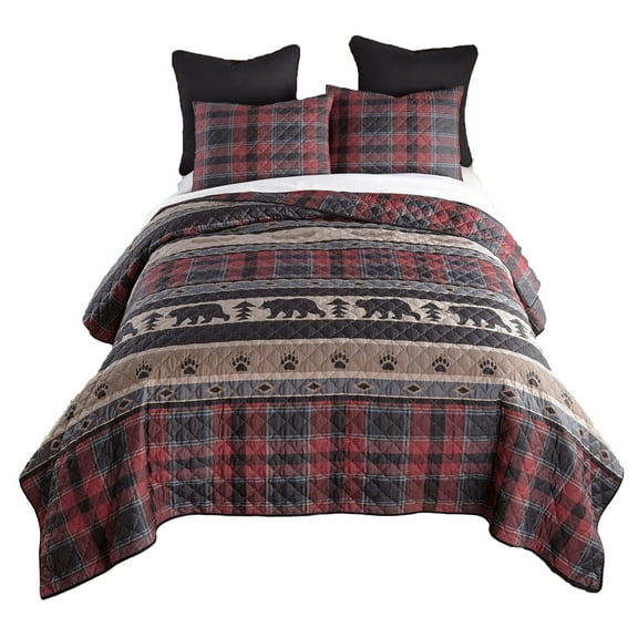 Your Lifestyle by Donna Sharp Canoe Trip 3-PC Quilt Set from Queen 3 Piece