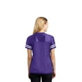 thumbnail image 2 of Ladies Football Replica Jersey Color Purple/White Large Size, 2 of 10