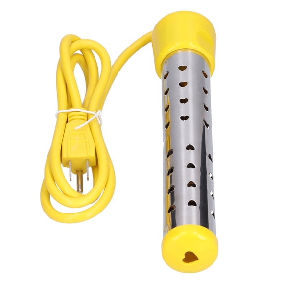 Calentador de agua de cubeta de inmersión, alta potencia, apagado automático, varillas de calentamiento anti-escaldaduras