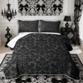 thumbnail image 2 of Manfei Bohemian Damask Bed Spread Queen 3pcs,Southwestern Theme Queen Coverlet Set,1 Quilt and 2 Pillowcases, 2 of 7