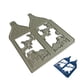 thumbnail image 3 of Matsuzay Plantilla de acero al carbono para manualidades de papel, patrón de farol de Navidad, troqueles de corte reutilizables, molde de decoración, Artesanía No.1 Matsuzay HA027520-01, 3 of 6