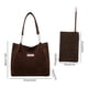 thumbnail image 3 of Conjunto de 2 bolsos tote y bolso de mano para mujer | Bolso tote y bandolera de gran capacidad | Conjunto de bolso de mano para viajes y desplazamientos informales, 3 of 5