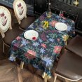 thumbnail image 5 of Pioneer Flower Floral Print Pattern Rectangle Tablecloth 60"x120",Waterproof Polyester Rectangle Table Cloth, Wipeable Spillproof Polyester Tablecloth for Dining, Camping, Indoor and Outdoor, 5 of 6