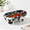 Calacatta Black Marble, variant on Oval Calacatta Viola Marble Fruit Bowl, Large Decorative Kitchen Counter and Dining Table Holder
