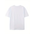 thumbnail image 2 of Rose Print Soft & Comfortable Tee Shirt - Men's Casual Short Sleeve T-Shirts for Summer - Breathable, Lightweight, Classic Fit, Relaxed Style Tee For Adult, Men, Women, Teen, Teenager, Adole, 2 of 6