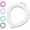 White, variant on Changmaius Chilly Ice Ring, Neck Ice Pack,  Cooling Tube, Reusable Wearable  Cooler Body Cooling Products for Indoor Outdoor Summer Hot Weather (Blue/PinkGreen/White/)Changmaius