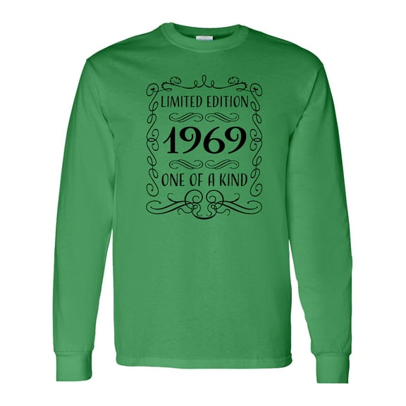 Inktastic Limited Edition 1969 One of a Kind Long Sleeve T-Shirt