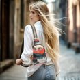 thumbnail image 5 of FORMRS Womens Crossbody Sling Bag Travel Daypack Shoulder Chest Backpack, Mountains at Dawn, 5 of 7
