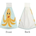 thumbnail image 4 of Hanging Towels 1 Pcs, Dish Towels Lovely Octopus Absorbent Hand Towels with Hanging Loop Washcloth for Bathroom Kitchen, 4 of 6