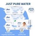thumbnail image 3 of Mioszzi Baby Wipes, Thickened Extra Large, Purified Water, Alcohol-Free, Biodegradable, 4 Packs, 288 Count, 3 of 5