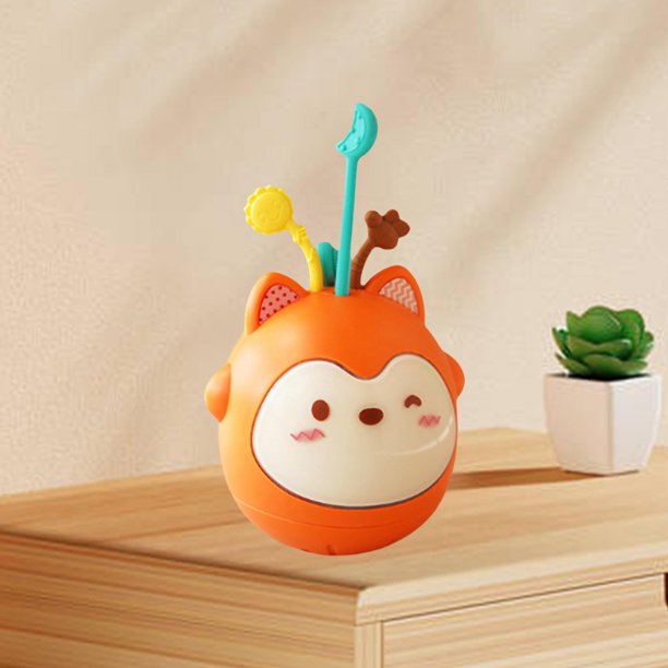 Juguete Tumbler,Juguete de vaso,juguete deslizante para niños,Molde de juguete con sonido de dibujos animados de animales con vaso deslizante,Juguete educativo de aprendizaje musical divertido