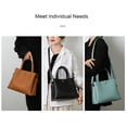 thumbnail image 5 of Classic Fashion Leather Satchel Handbag for Women Crocodile Pattern Big Capacity Shoulder Bag Handbag Purses, 5 of 7