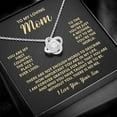 thumbnail image 2 of To My Mom Necklace From Son With Heartfelt Message Card & LED Box for Her, Meaningful Mothers Day Gifts For Mom From Son, Birthday Gifts For Mother Necklace, 2 of 5