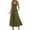 #02Army Green, variant on yoeyez Women's Summer Boho Dress Adjustable Shoulder Strap Square Neck Pleated Dresses Flowy Casual Smocked A Line Sundress with Pockets Pink,M