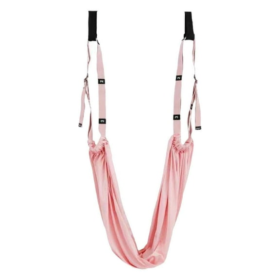 Premium Polyester Aerial Yoga Strap for Stretching Flexibility and Pain Relief Green Pink Blue