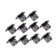 thumbnail image 5 of 10 piezas de bisagras de cierre para gabinete, bisagras de hierro, conector para gabinete, herrajes semi Rojo antiguo, 5 of 9