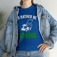 thumbnail image 7 of I'd Rather Be Mowing Shirt, Funny Lawn Mower Tee, Gift For Dad - ID: 514, 7 of 7
