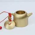 thumbnail image 4 of HOOWIFFY mini teapot ornaments decoration brass retro design home decoration blessing present 1Pack, 4 of 8