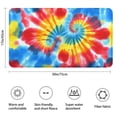thumbnail image 3 of Colorful Tie Dye Pattern Bathroom Rugs Mat,Non Slip Microfiber Bathroom Rug,Rubber Backing,Soft Bathroom Mats for Bathroom Floor,Tub and Shower,17x30in(43x75cm), 3 of 5