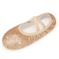 thumbnail image 3 of Stelle Girl's Glitter Ballet Shoes, 3 of 5
