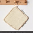 thumbnail image 2 of 1 Pcs 8" Handmade Trivets for Hot Dishes, Hot pots and Pans, Minimalist Cotton Hot Plate Mats, Woven Heat-Resistant Pot Holders Pads for Kitchen Counter Table Home（White）, 2 of 6