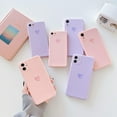thumbnail image 6 of Compatible with iPhone 11 Case for Women Girls,Cute Love Heart Pattern Soft Liquid Silicone Slim Thin Shockproof Protective Cover for iPhone 11 -Purple, 6 of 10