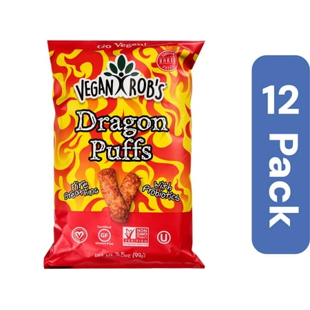 Vegan Rob's Puffs Dragon 3.5 oz (Pack Of 12)