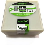meite 23 Gauge Pin Nails, 3/8-Inch Micro Headless Pins for Pin Nailer - Copper Plated Pins Nails for Nail Gun, Ideal for Fine Woodworking and Trim Work (3 Boxes)