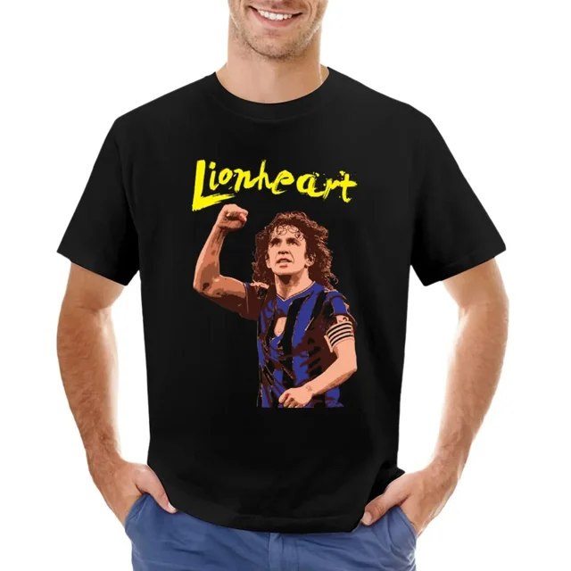 Camiseta con ilustración de Carles Puyol camisetas gráficas blusa ropa para hombre