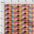 thumbnail image 1 of oneOone Cotton Flex Multicolor Fabric Argyle Check Sewing Craft Projects Fabric Prints By Yard 40 Inch Wide, 1 of 4