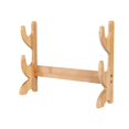 thumbnail image 3 of segolike Bamboo Storage Rack Desktop Wakizashi Tanto Decorative Support Display Stand 2 2 Tiers, 3 of 9