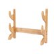 thumbnail image 3 of Soporte de exhibición horizontal de flauta de escritorio de estante de almacenamiento de madera duradera para gabinete 2 niveles perfke Soporte de exhibición, 3 of 9