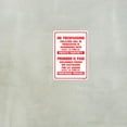thumbnail image 3 of BTFSigns (2 Pack) 8" x 12" Private Property No Trespassing Violators Will Be Prosecuted in Accordance with ARS 13-1502-A1 Bilingual Aluminum Warning Sign Red, 3 of 6