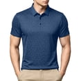 thumbnail image 2 of JOANKDMI Patterned Shirts for Men Short Sleeve Casual Golf Tops Lightweight Breathable Classic Fit Button Down Tennis Shirts Everyday Workwear, M-4XL, 2 of 8