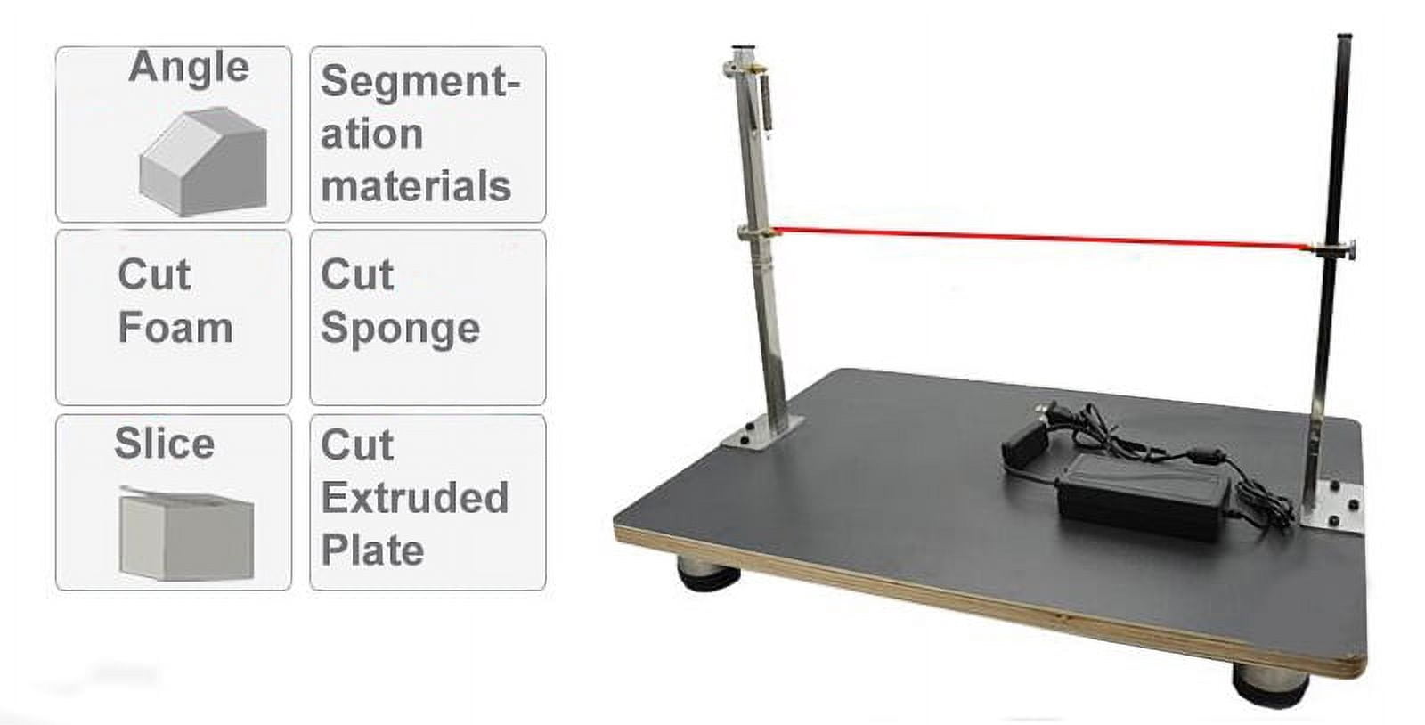 INTBUYING Wire Foam Cutter Transverse Foam Cutting Table Foam Slitting Machine 110V