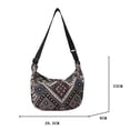 thumbnail image 3 of Bohemian Crossbody Bags For Women Vintage Shoulder Tote Ideal Hippie Bag For Travel Vacation & Work, 3 of 5