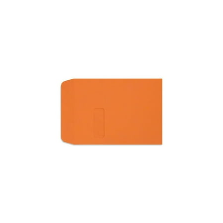 UPC: 0848614218035 | LUX 9 x 12 Open End Window Envelopes Mandarin Orange (LUX-1590-11-250)