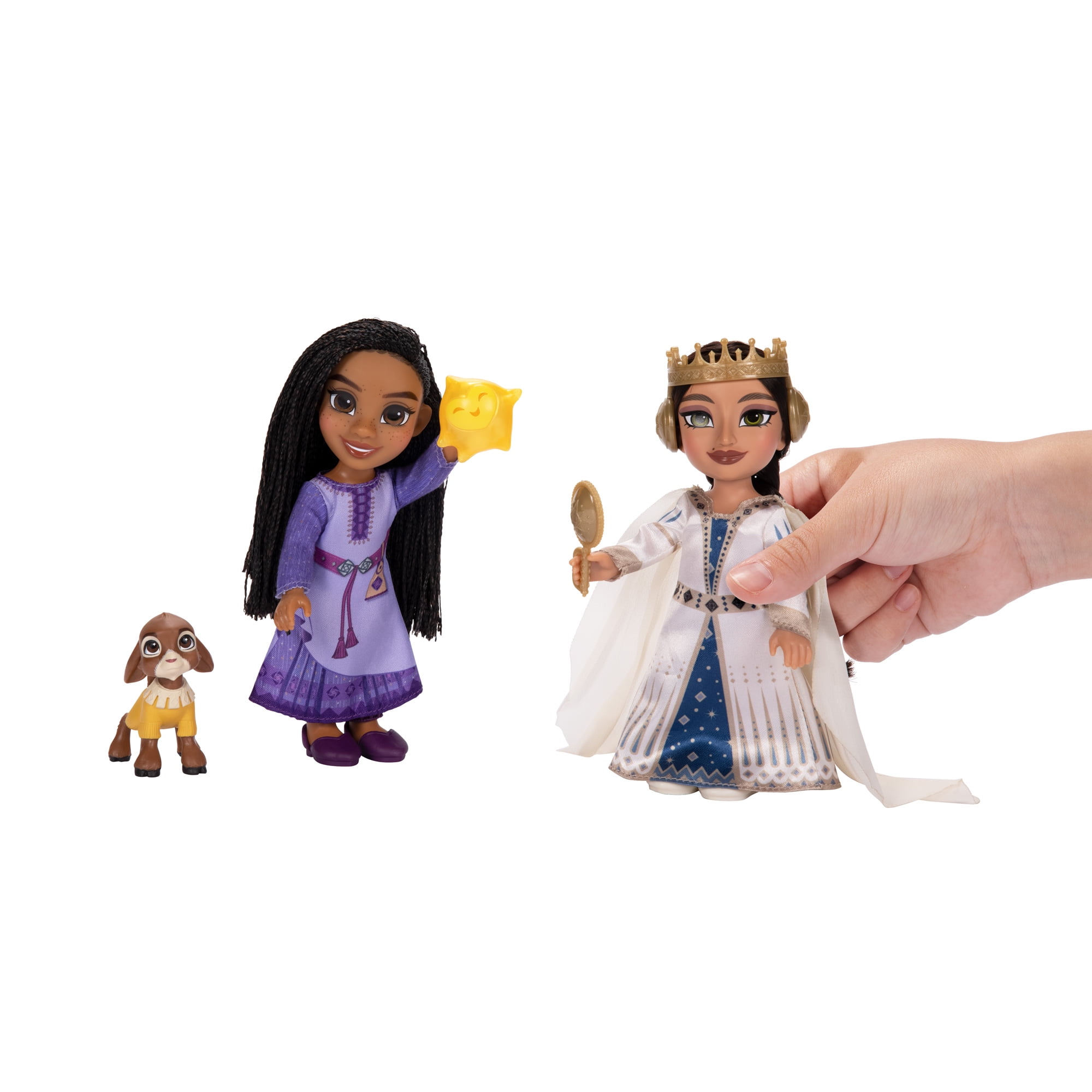 Disney Wish Asha & Queen Amaya 6 inch Petite Doll Gift Set