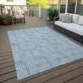 thumbnail image 6 of Addison Rugs Chantille Indoor/Outdoor Transitional Squares Sky Washable Rectangle Rug, 8' x 10', 6 of 6