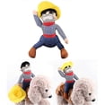 thumbnail image 4 of Cowboy Rider Dog Costume For Dogs Outfit Knight Style With Doll And Hat Pet Costume For Novelty Halloween Dog Carrying Costume, 4 of 5