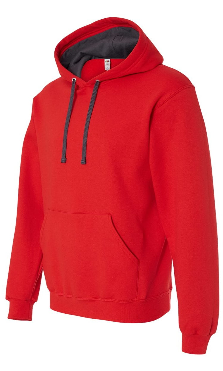 fruit of the loom sofspun pullover hoodie